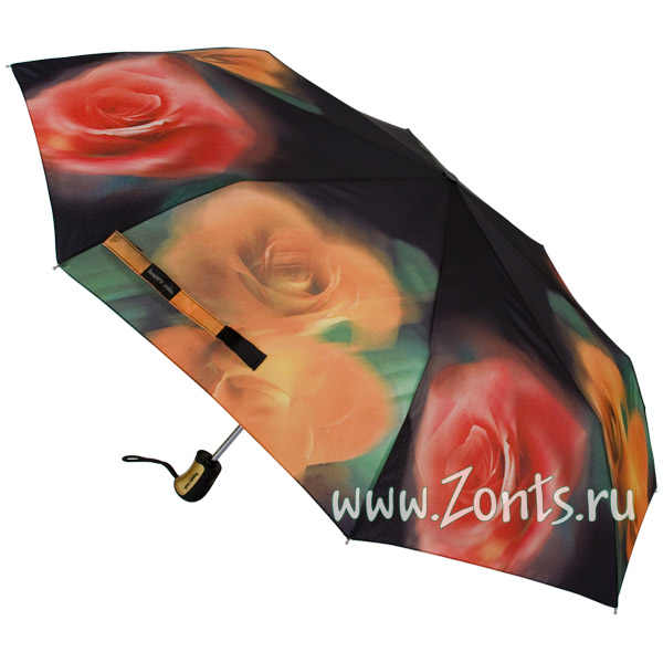 Зонт-автомат с розами Happy Rain 80536-01