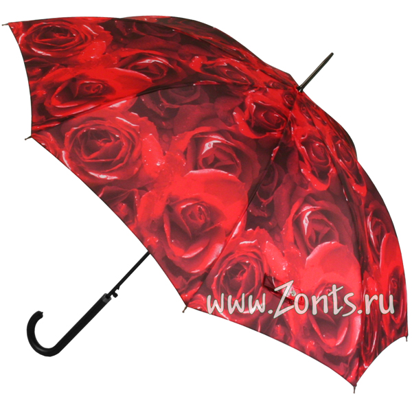 Женский зонтик-трость Fulton L065-1170 Rose Walker