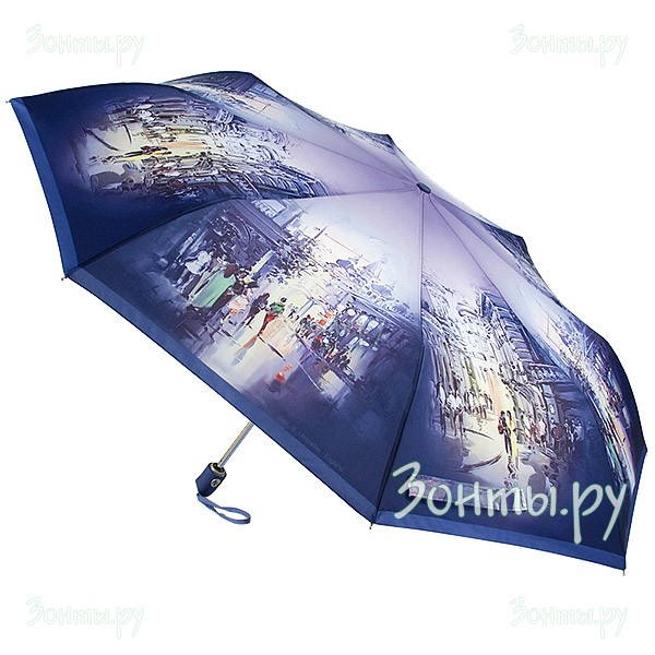Зонтик синих тонов с рисунком Zest 23955-153B
