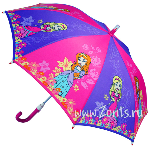 Детский мигающий зонтик с принцессой Zest 21551-07
