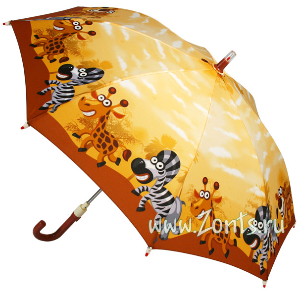 Зонтик с рисунком мультяшек и с лампочками от Zest 21551-19