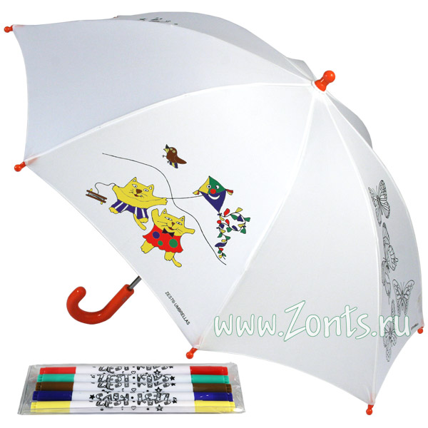 Детский зонтик раскраска Zest 21581-01