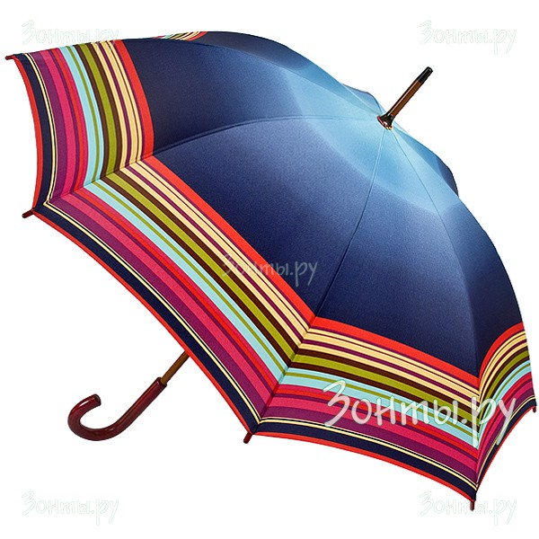 Женский зонт-трость Fulton L056-2247 Stripe Ombre