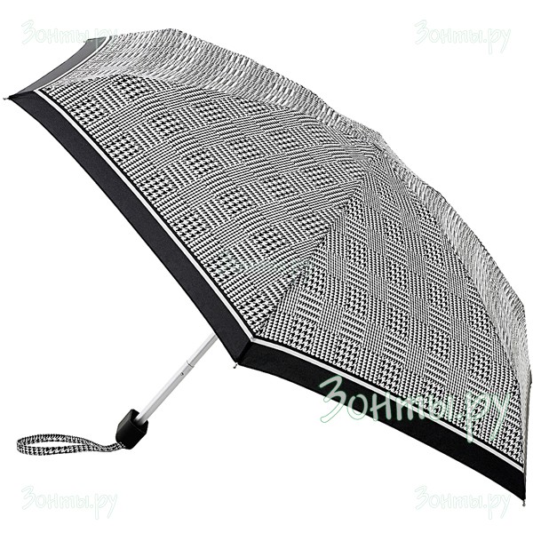 Легкий женский зонтик Fulton L501-2248 Classics Puppytooth