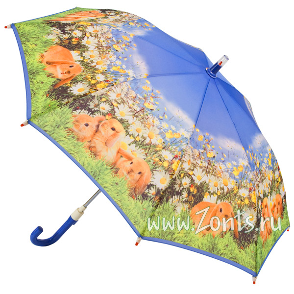 Детский зонтик Кролики с лампочками Zest 21551-02