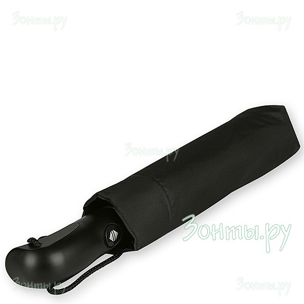 Прочный мужской зонт Airton 3950 черного цвета