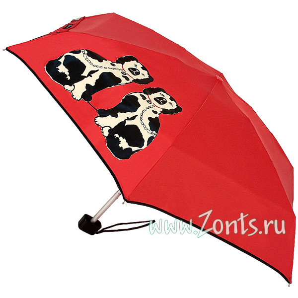 Легкий зонтик Lulu Guinness L717-2341 Two Of A Kind