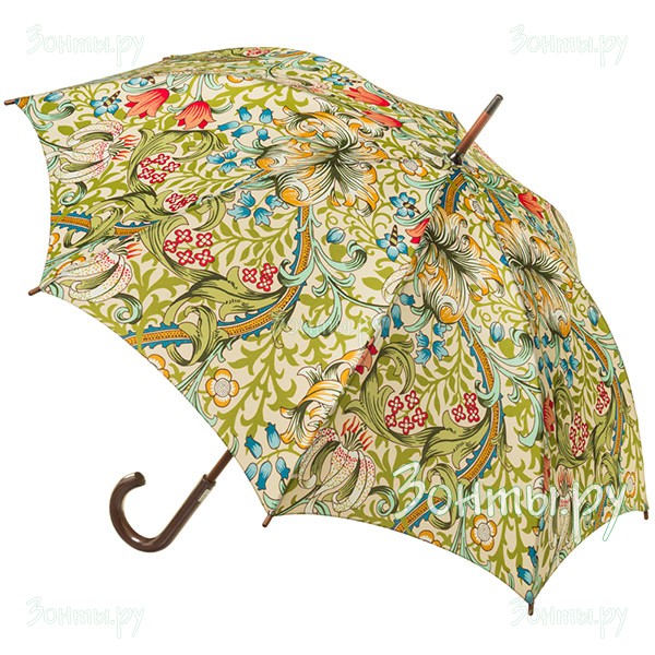 Дизайнерский женский зонт-трость Morris Co L715-1605 Golden Lily
