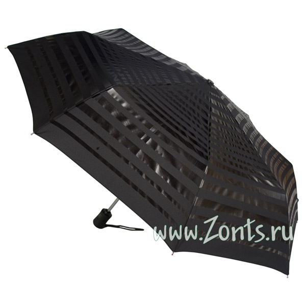 Практичный женский зонтик Fulton J346-2095 Stripe Black