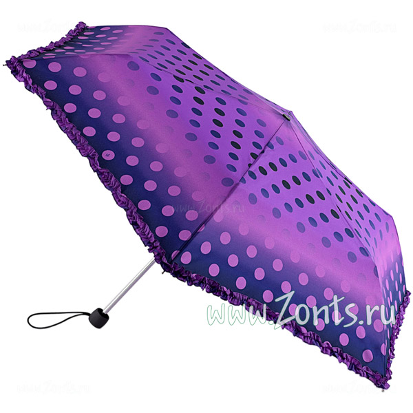 Маленький зонтик с рюшами Fulton L553-2418 Ombre Spot