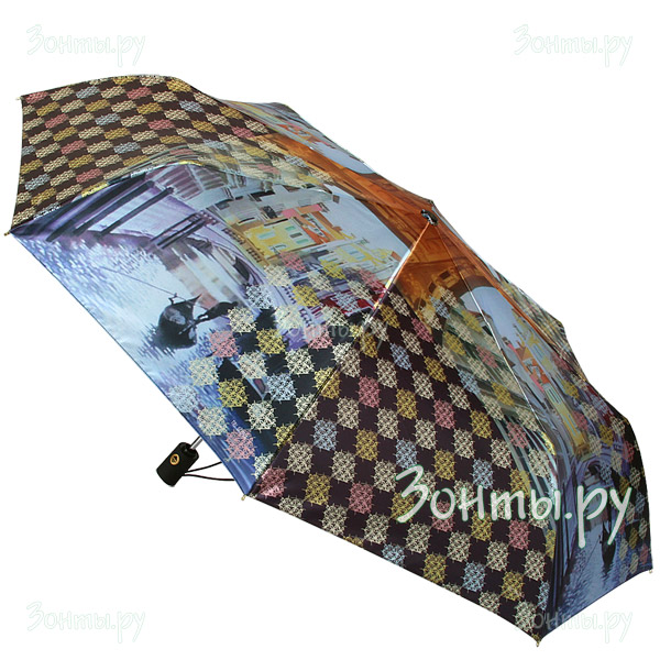 Сатиновый зонтик для женщины Три слона 112-04