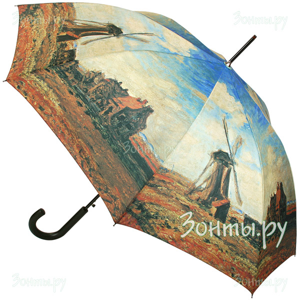 Зонт-трость с рисунком Doppler 74057 P Windmuhle