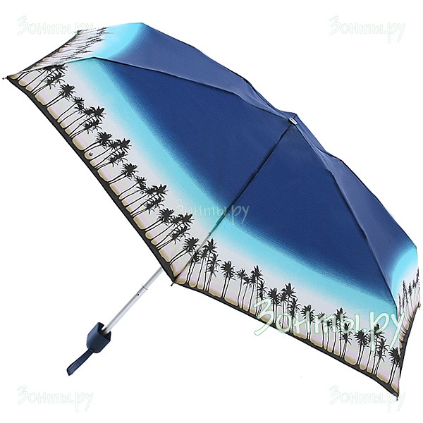 Зонт женский Fulton L501-2503 Palm Beach Tiny-2 плоской формы