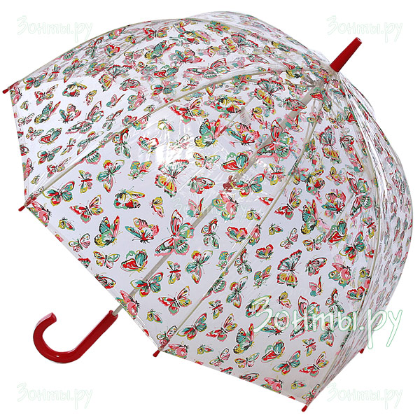 Прозрачный зонт с бабочками Cath Kidston L546-2544 Butterflies