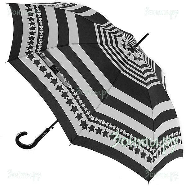 Зонт-трость в полоску Happy Rain 80563-01