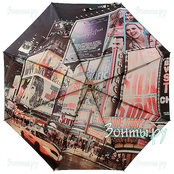 Зонт-автомат с изображением по всему куполу Zest 23785-02