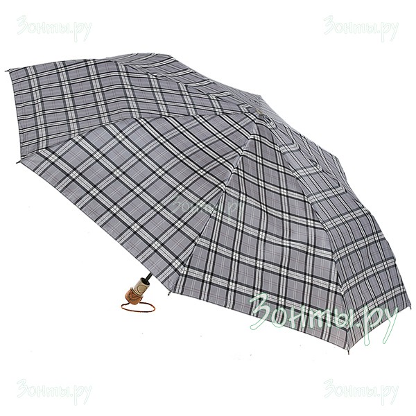Зонт женский Zest 53622-21 с клетчатым куполом