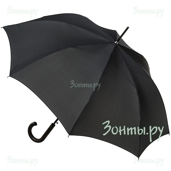 Черный зонт-трость Fulton G832-2642 CrossPrint