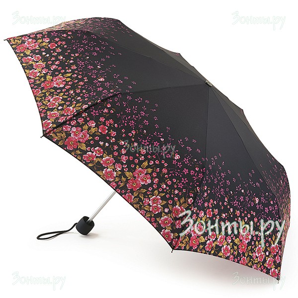 Легкий женский зонт Fulton L354-2630 Minilite-2 Цветы