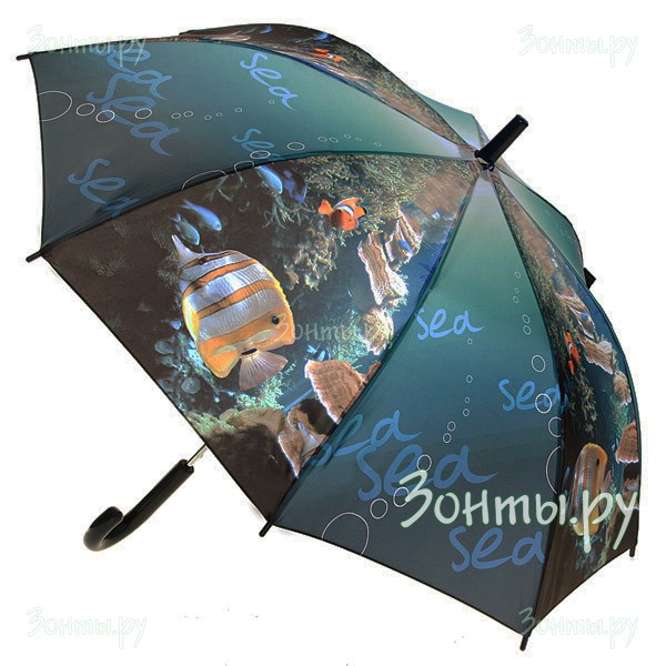 Детский зонт-трость Doppler 72759 N с тропическими рыбками