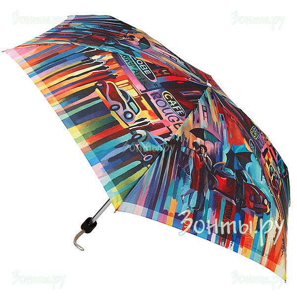 Женский мини зонтик Zest 55516-320 с яркой расцветкой