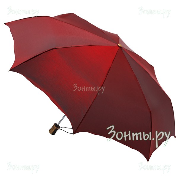 Блестящий зонт из ткани «хамелеон» Три слона L3804-03 красный