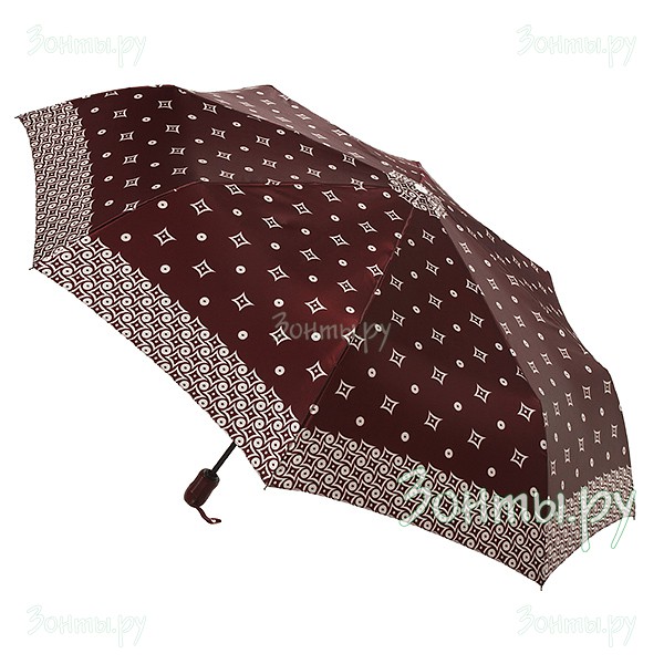 Блестящий женский зонт Doppler 74660 FGD-09 с рисунком