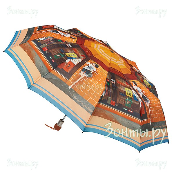 Автоматический зонт с рисунком Zest 53616-322 для молодежи