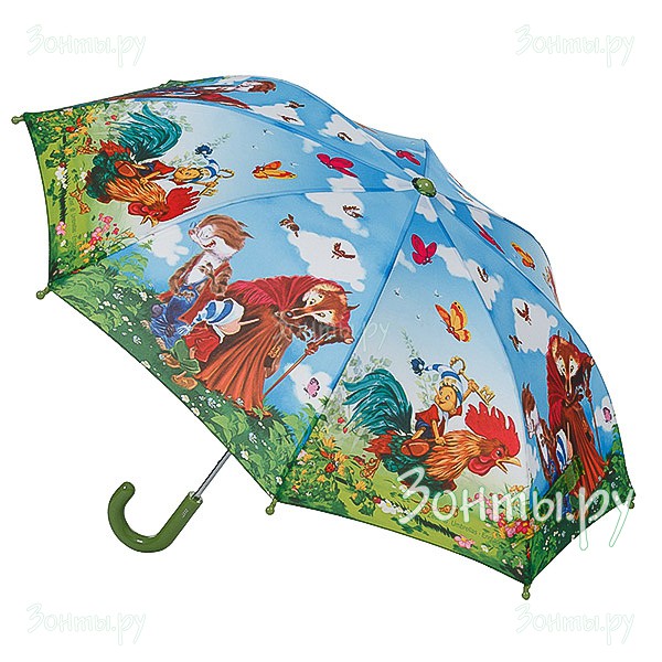 Детский зонт-трость Zest 21665-05 с героями сказки