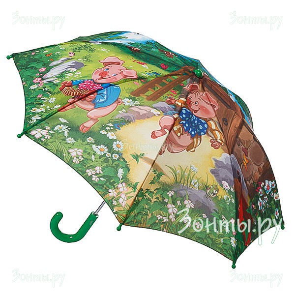 Детский зонт-трость Zest 21665-06 с героями сказки