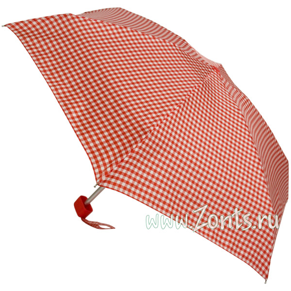 Компактный женский зонтик Fulton L501-2139 Red Check