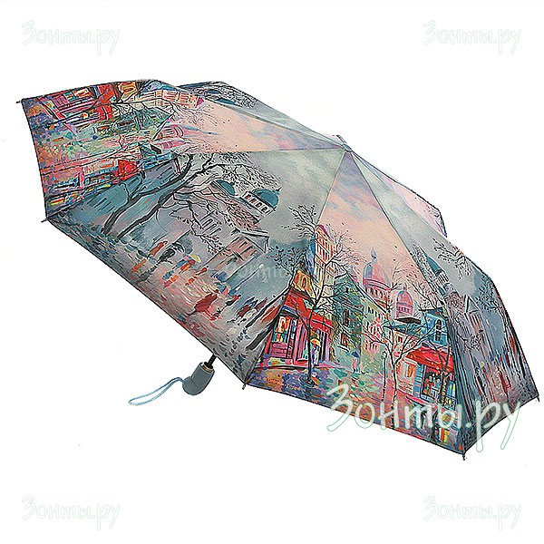 Женский зонт Zest 239455-52 с рисунком осеннего города