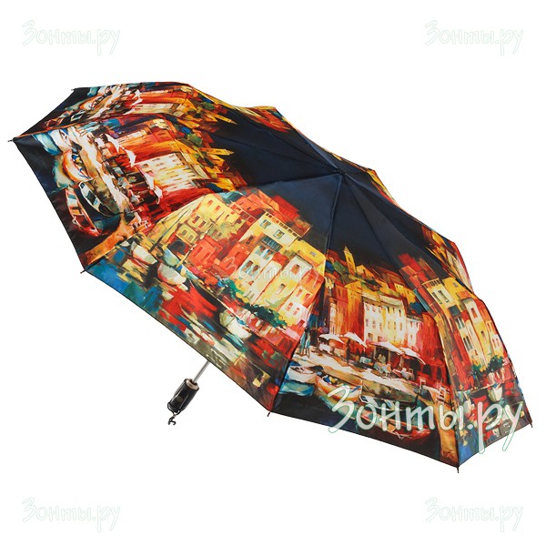 Зонт женский Zest 23944-329 из блестящей сатиновой ткани