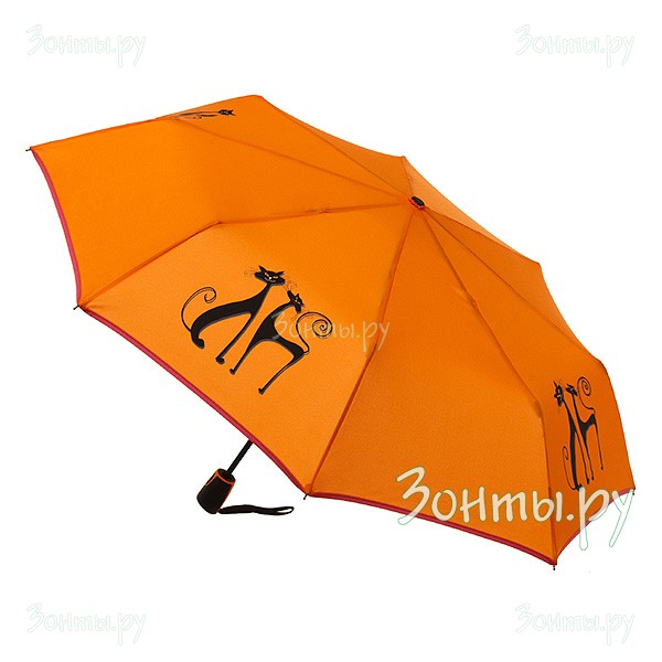 Оранжевый зонтик Doppler 7441465 C19-03 с кошками
