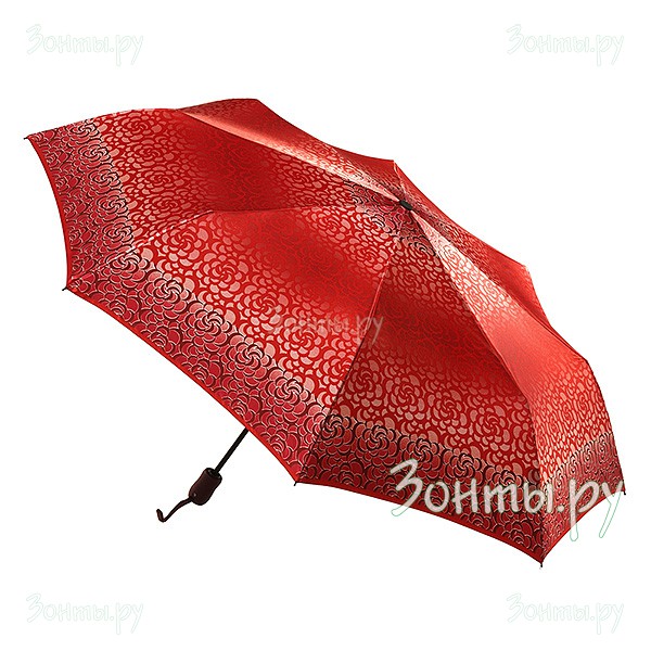 Красный сатиновый зонтик Doppler 74660 FG19-03 с узором