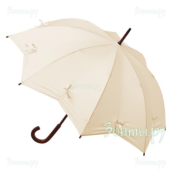 Зонт-трость для женщин с бантиками Fulton L776-2942 2942 Star Cream Kensington-1