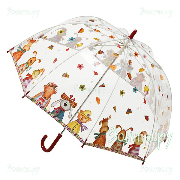 Зонт-трость для дошкольников (с рисунком) Zest 51510-30