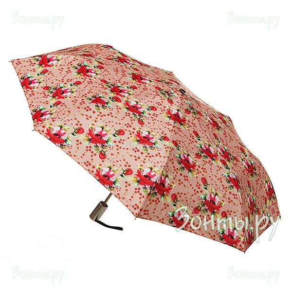 Легкий зонтик Stilla 690/3 mini с цветочным узором