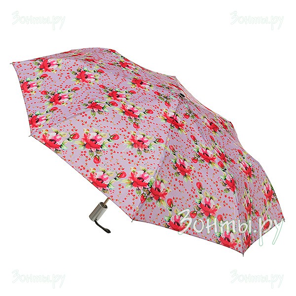 Зонт легкий Stilla 690/7 mini с цветочным принтом