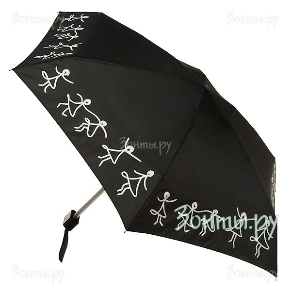 Женский дизайнерский мини зонт Lulu Guinness L717-2956 Dancing Girls