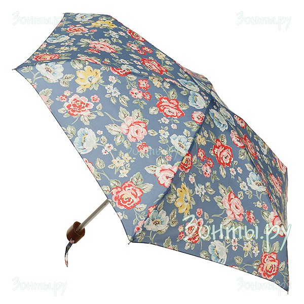 Плоский дизайнерский зонтик для женщин Cath Kidston L521-2947 Rainbow Rose