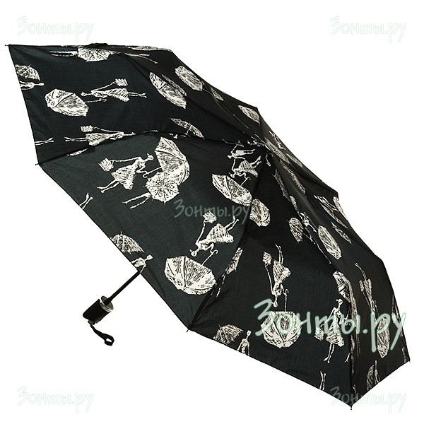 Автоматический зонт для женщин Jingle L342-12 (с рисунком)