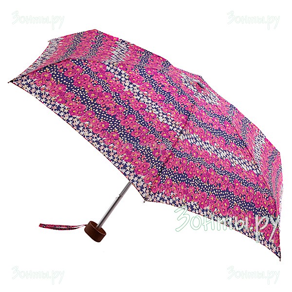 Женский маленький зонтик Fulton L501-3022 Daisy Stripe Tiny-2