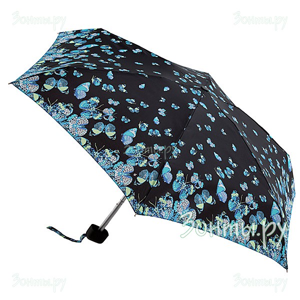 Маленький женский зонт Fulton L501-3025 Scattered Butterflies Tiny-2