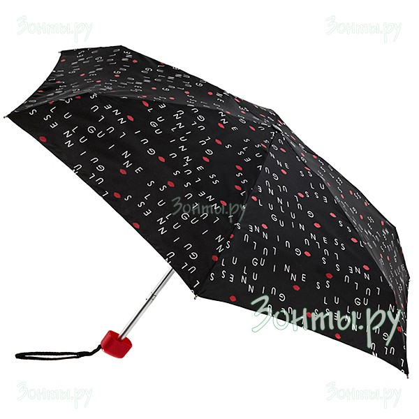 Маленький дизайнерский зонт для женщин Lulu Guinness L717-3077 Lulu Letters