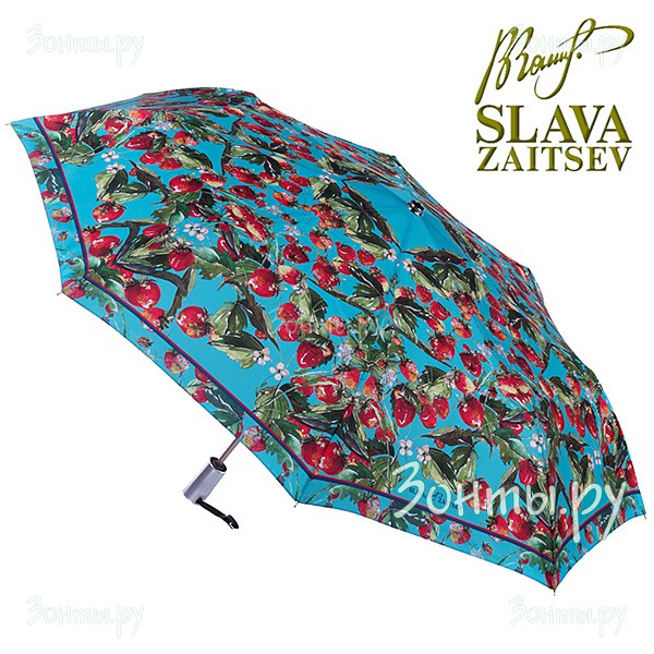 Женский зонт Слава Зайцев SZ-065/1 mini с дизайнерским принтом
