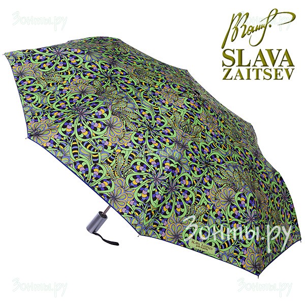 Женский зонтик от дизайнера Слава Зайцев SZ-069/2 mini (полный автомат)
