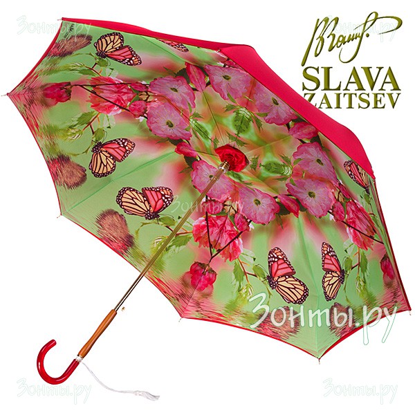 Женский зонт-трость Слава Зайцев SZ-051 Double с двойным куполом