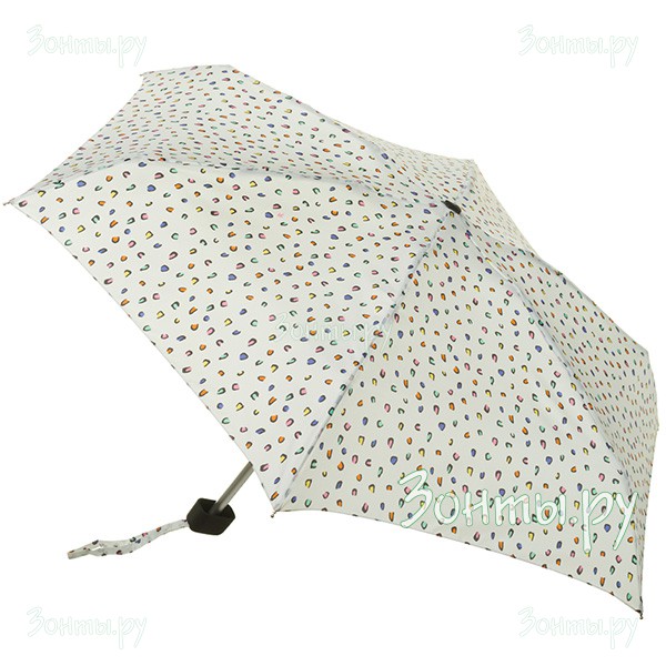 Легкий маленький зонт для женщин Fulton L501-3172 Candy Leopard