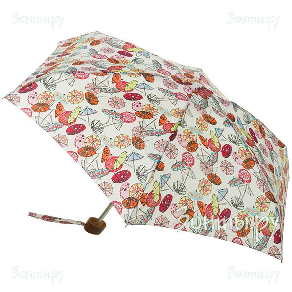 Легкий маленький зонтик для женщин Fulton L501-3173 Cocktails